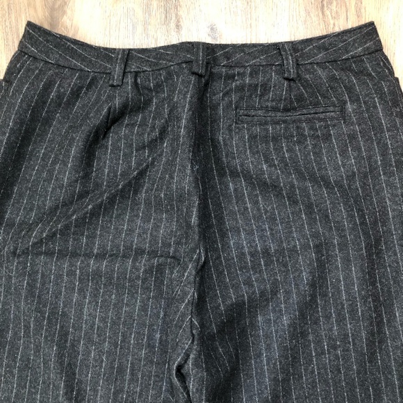 GAP Wool Pinstriped Straight Leg Trousers - Picture 10 of 17